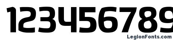 HybreaRg Bold Font, Number Fonts