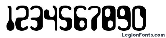HydrogenWhiskey Regular Font, Number Fonts