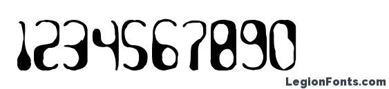 HydrogenWhiskeyGaunt Font, Number Fonts