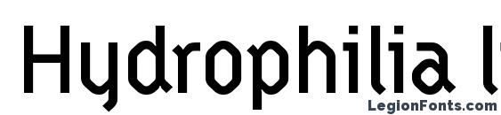 Hydrophilia liquid Font