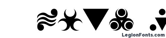 Шрифт Hylian symbols