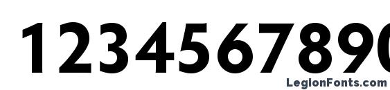 HypatiaSansPro Bold Font, Number Fonts