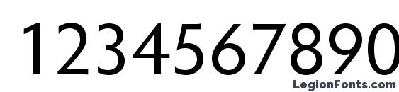 HypatiaSansPro Regular Font, Number Fonts