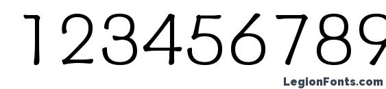 HY타자L Font, Number Fonts