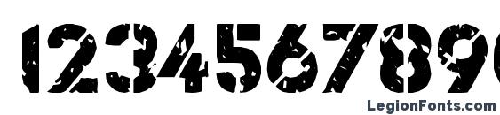 ICBM SS 25 Font, Number Fonts