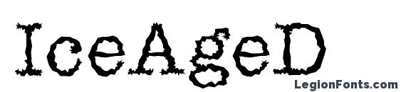 IceAgeD Font