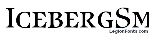 Шрифт IcebergSmc Regular DB, Типографические шрифты