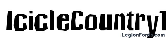 IcicleCountryTwo Regular Font