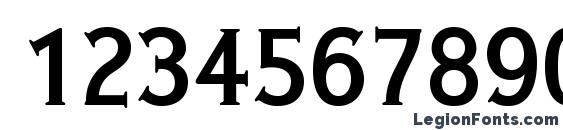 IdealGothic Bold Font, Number Fonts