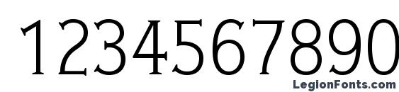 IdealGothic Font, Number Fonts