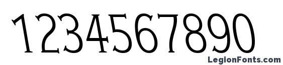 IdealGothicOblique Font, Number Fonts
