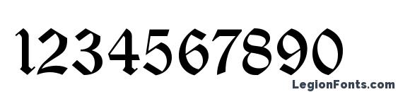 Iglesia Light Font, Number Fonts