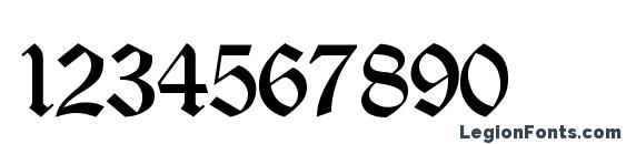 IGLESIB Regular Font, Number Fonts