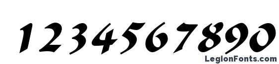 Ignacious Italic Font, Number Fonts