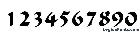 Ignacious Regular Font, Number Fonts