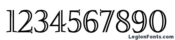 Ignatius LET Plain.1.0 Font, Number Fonts