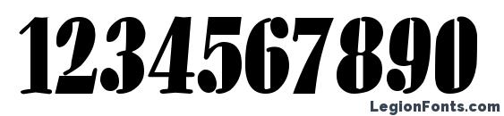 Iguana Font, Number Fonts