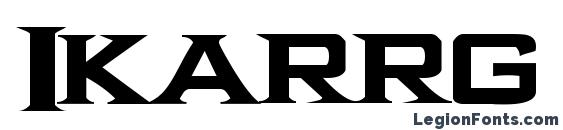 шрифт Ikarrg, бесплатный шрифт Ikarrg, предварительный просмотр шрифта Ikarrg