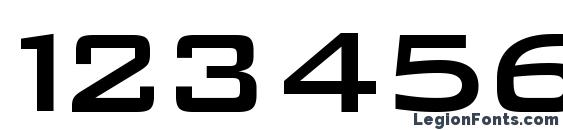 Ikarus Regular Font, Number Fonts