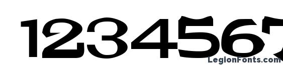 Ikarus Vulture Font, Number Fonts