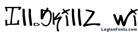 Ill.skillz wildstyle font, free Ill.skillz wildstyle font, preview Ill.skillz wildstyle font