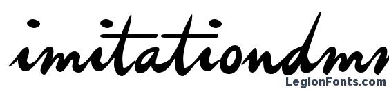 шрифт imitationDemo, бесплатный шрифт imitationDemo, предварительный просмотр шрифта imitationDemo