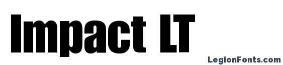 Шрифт Impact LT, Современные шрифты