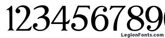 Imperator Font, Number Fonts