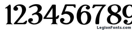 ImperatorSmallCaps Bold Font, Number Fonts