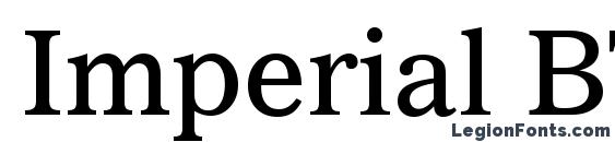 Imperial BT font, free Imperial BT font, preview Imperial BT font
