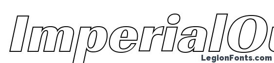 Шрифт ImperialOu Heavy Italic, Бесплатные шрифты