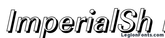Шрифт ImperialSh Italic