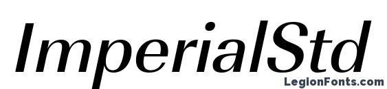 шрифт ImperialStd Medium Italic, бесплатный шрифт ImperialStd Medium Italic, предварительный просмотр шрифта ImperialStd Medium Italic