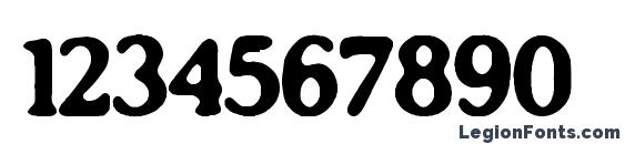 Imposs Font, Number Fonts