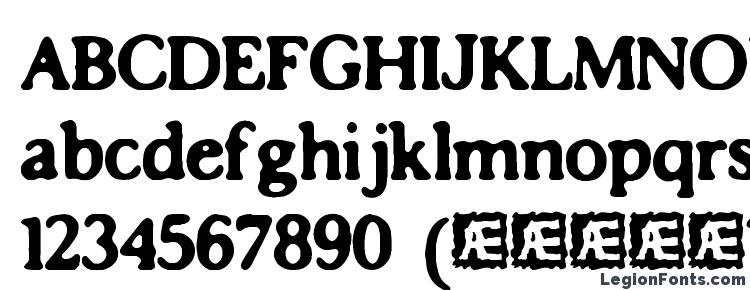 глифы шрифта Impossibilium (brk), символы шрифта Impossibilium (brk), символьная карта шрифта Impossibilium (brk), предварительный просмотр шрифта Impossibilium (brk), алфавит шрифта Impossibilium (brk), шрифт Impossibilium (brk)