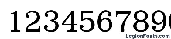 Impressum LT Roman Font, Number Fonts