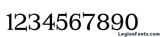 Imprimerie Font, Number Fonts