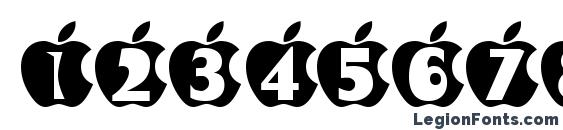 IN APPLE Font, Number Fonts