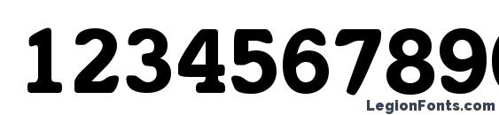 Inclinatblackssk Font, Number Fonts