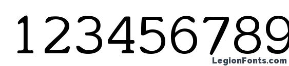 Inclinatssk regular Font, Number Fonts