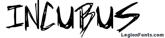 Incubus font, free Incubus font, preview Incubus font