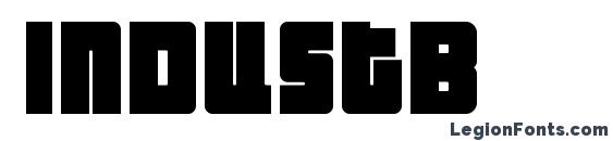 Industb font, free Industb font, preview Industb font