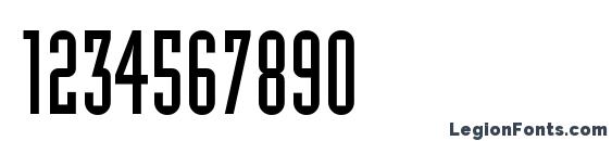 Industria LT Solid A Font, Number Fonts