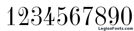 Industrial 736 BT Font, Number Fonts