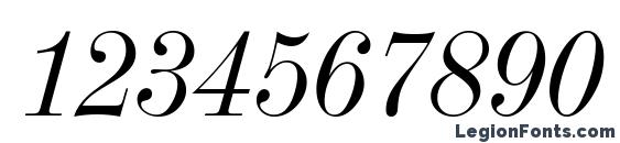 Industrial 736 Italic BT Font, Number Fonts