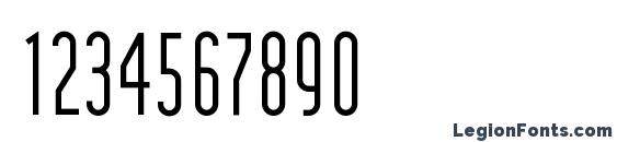 Industrial Font, Number Fonts