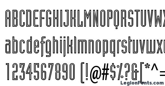 IndustriaLTStd Inline Font Download Free / LegionFonts