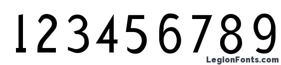 Industrysans1 Font, Number Fonts