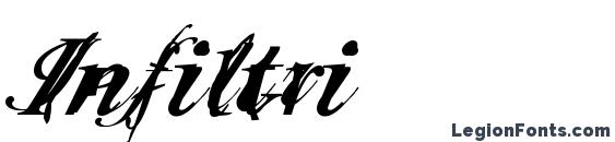 шрифт Infiltri, бесплатный шрифт Infiltri, предварительный просмотр шрифта Infiltri