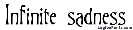 Infinite sadness font, free Infinite sadness font, preview Infinite sadness font